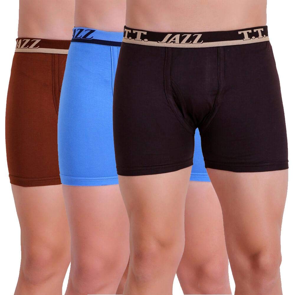 t t Men Jazz Top Elastic Trunk Pack of 3-picture-13