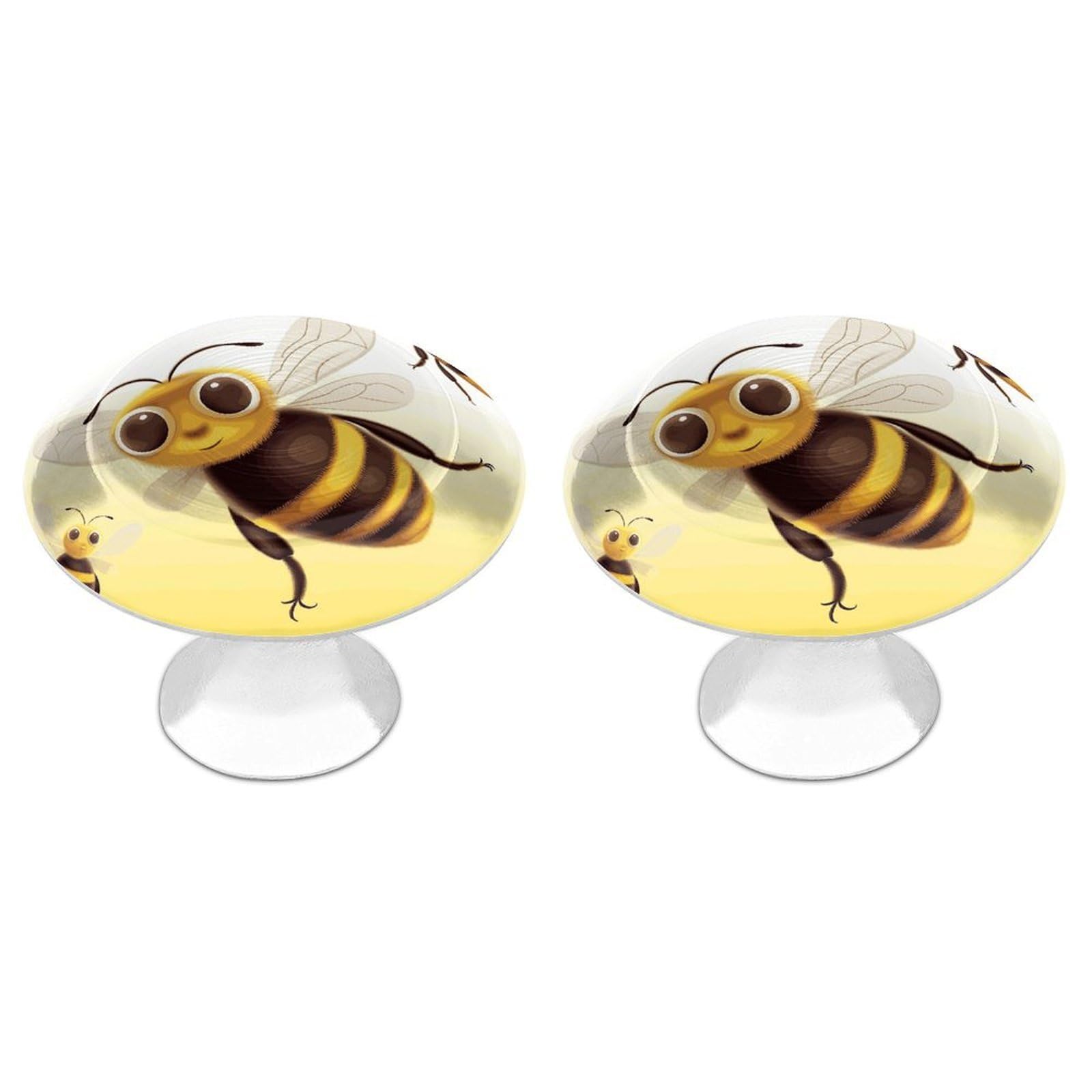 Btcowzrv Style Honey Bee1 2 Pack Cabinet Knobs Drawer Pulls