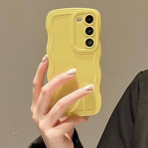UEEBAI Funda con marco ondulado para Samsung Galaxy S20 FE 5G, bonito marco ondulado, ajuste delgado, a prueba de golpes, funda suave y bonita