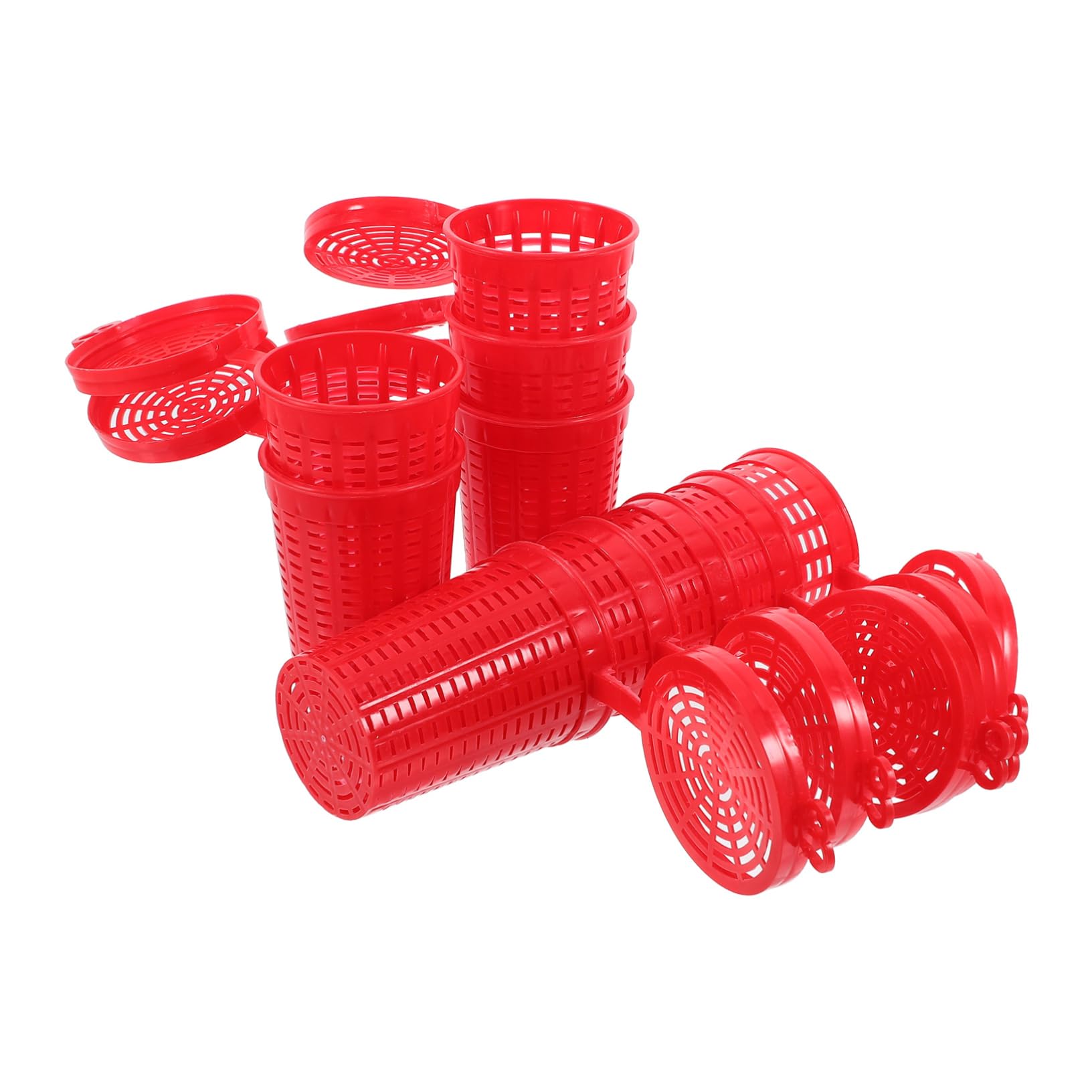 BIUDECO Fishing Bait Bait Basket for Fish Pack of Plastic Lure Cages for Carp Fishing Equipment