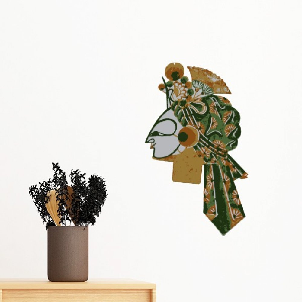 Sticker mural amovible portrait pour transformer facilement votre décoration