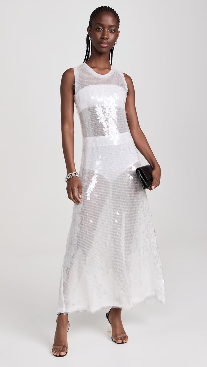 Norma Kamali Women's Sleeveless Long Swing Dress - Image 5