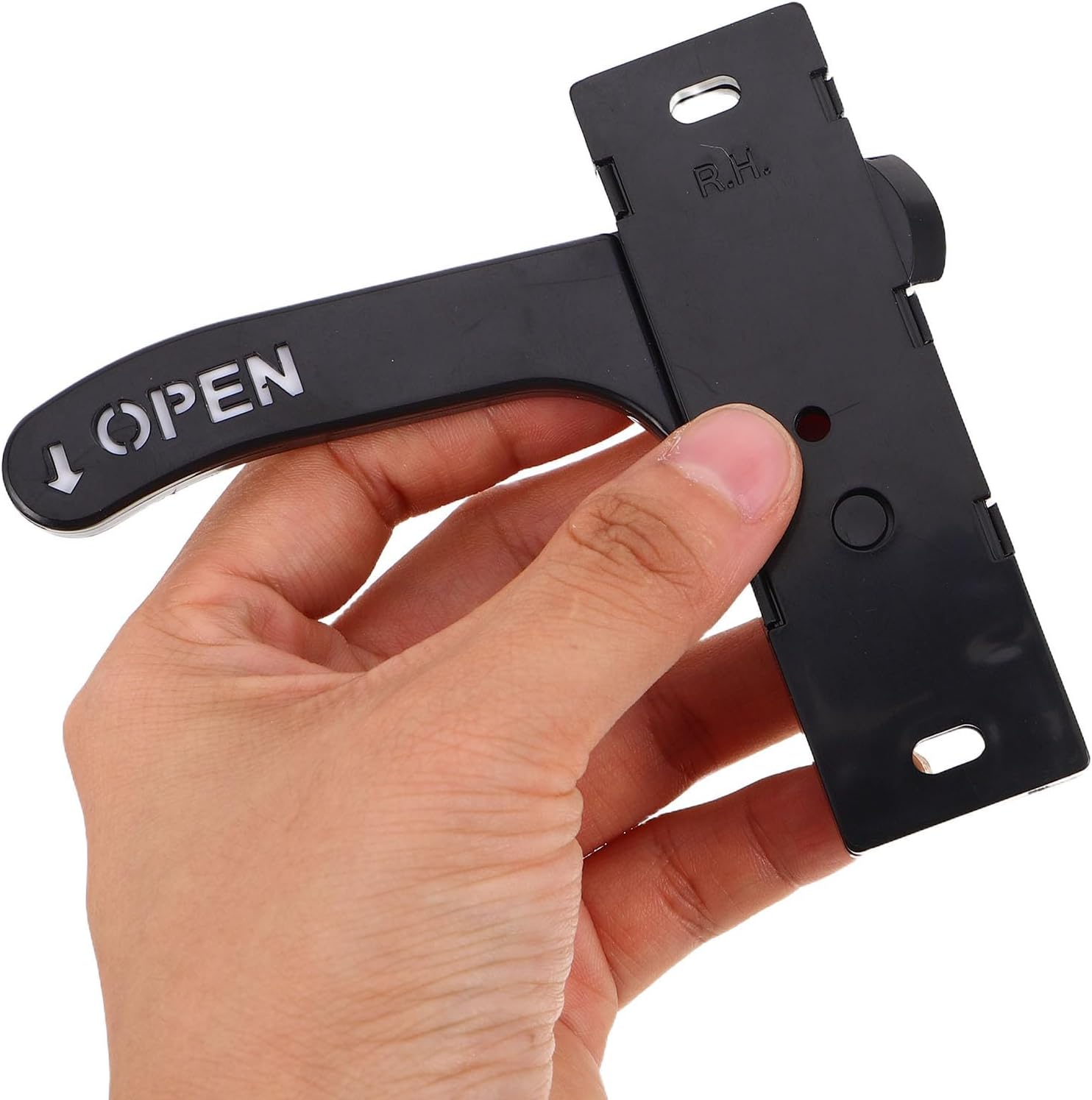 Healifty 2 Sets Camper Screen Door Latch: Travel Trailer Screen Door Handle Kit - Plastic RV Latch Handle with Enhanced Security for Outdoor Adventures