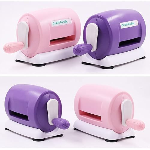 Miniatura 9 de Máquina de troquelado, máquina manual de troquelado y estampado en relieve, máquina troqueladora para álbumes de recortes, con almohadillas de corte
