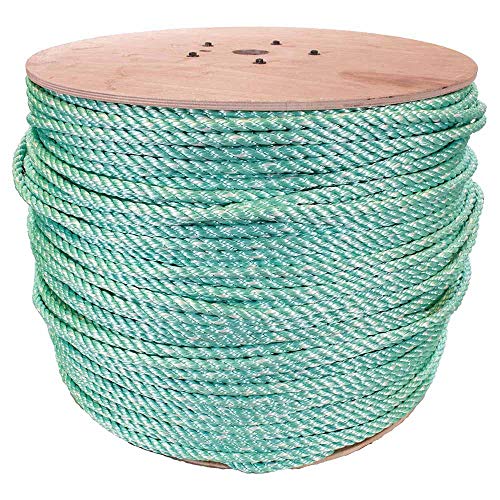 West Coast Paracord Twisted 3 Strand Polypropylene Rope (Cobalt Blue, 5/8 Inch, 25 Feet) - Waterproof and Floats in Water