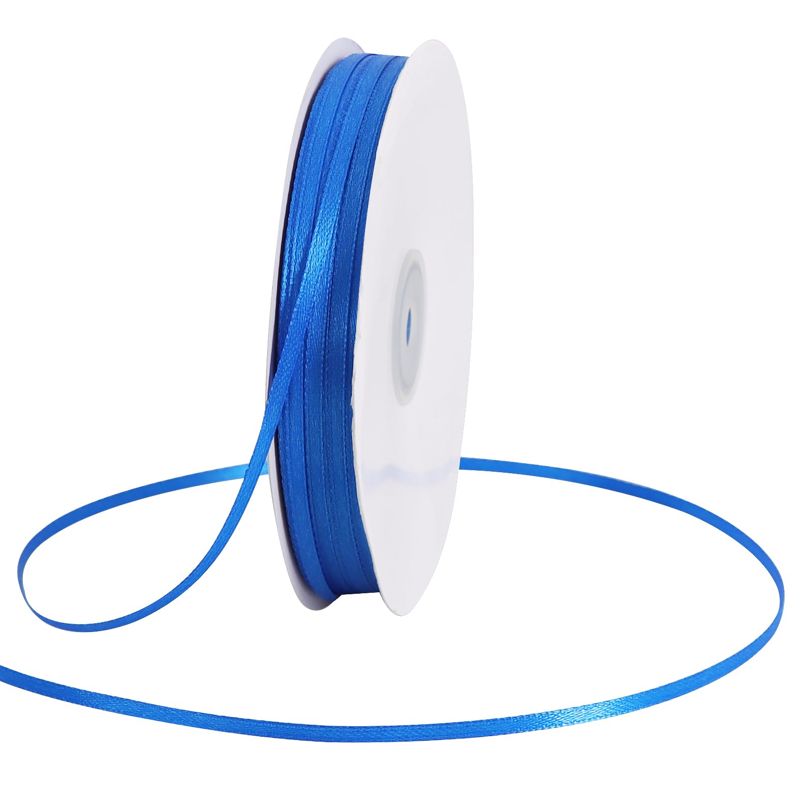 Amazon.com: 1/8 Inch x 200 Yards Royal Blue Thin Solid Satin
