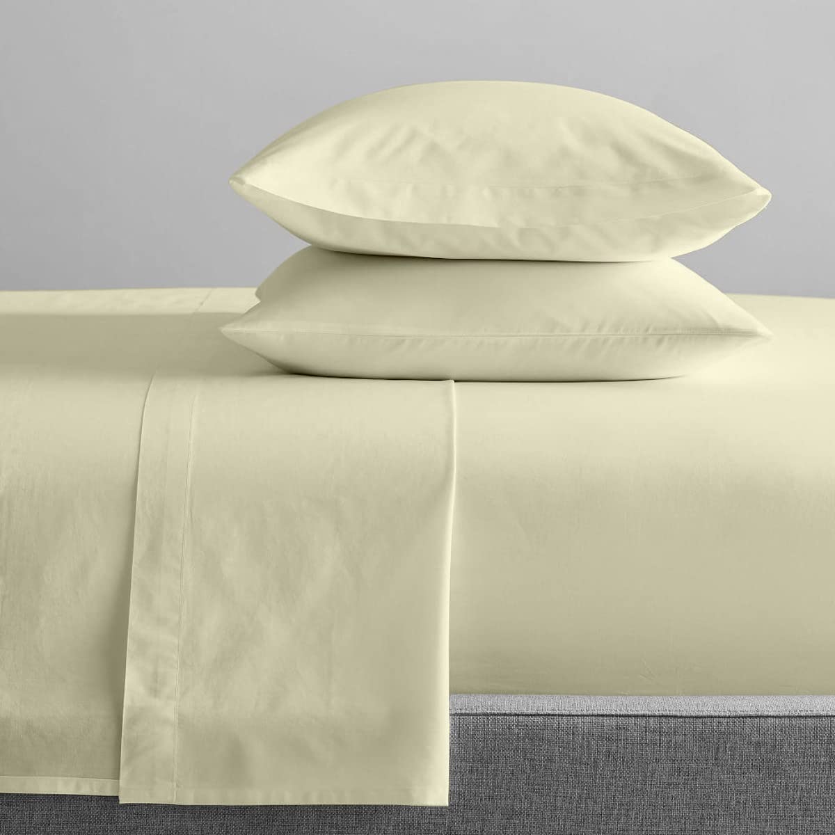 SLEEP-NEST Luxury 4 Piece Sheet Set - Full-XL 54 X 80, 600 TC 100% Cotton Deep Pocket, Light Blue