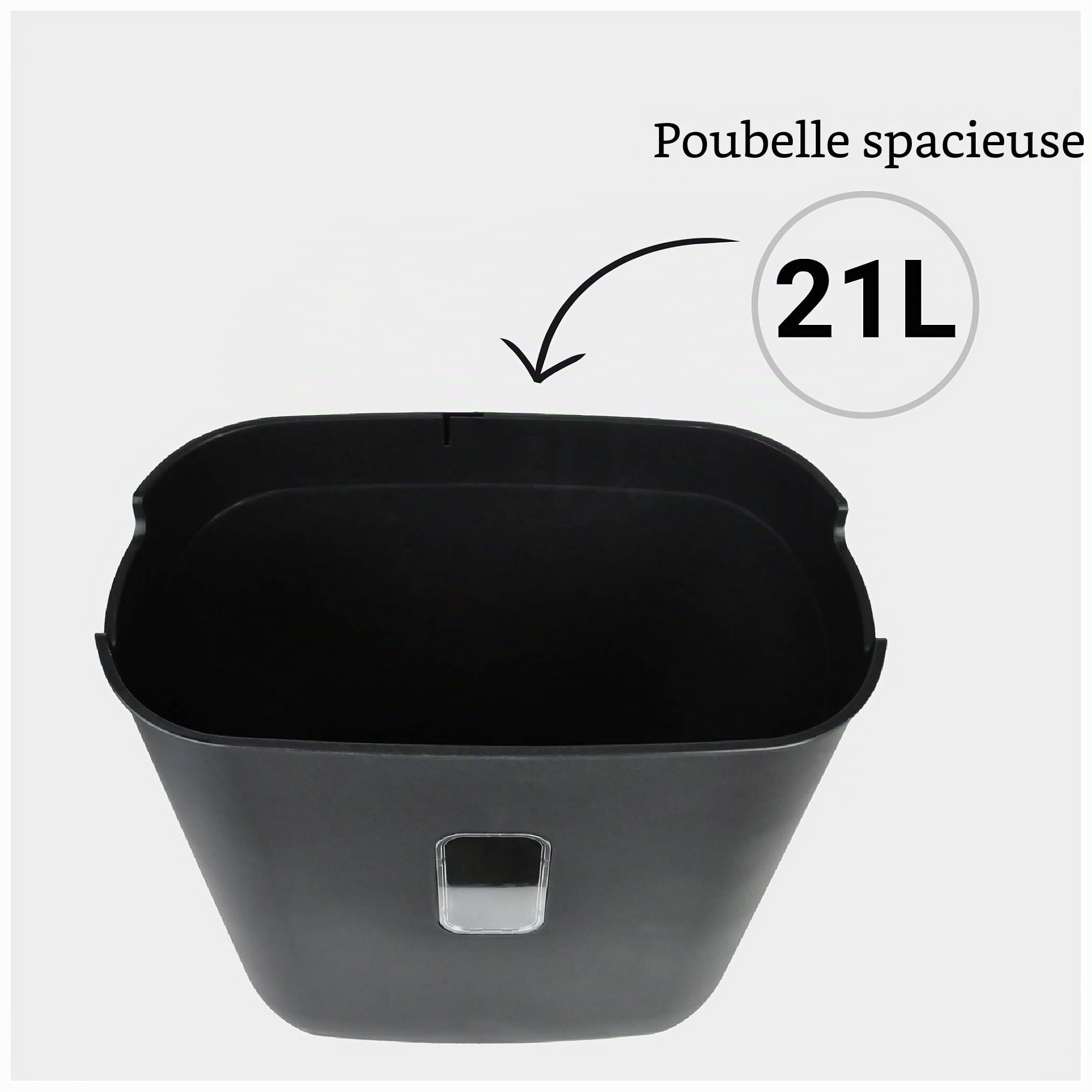 Desq® Destructeur de papier | 11 feuilles | 4 x 35 mm | P-4 | 21 litres