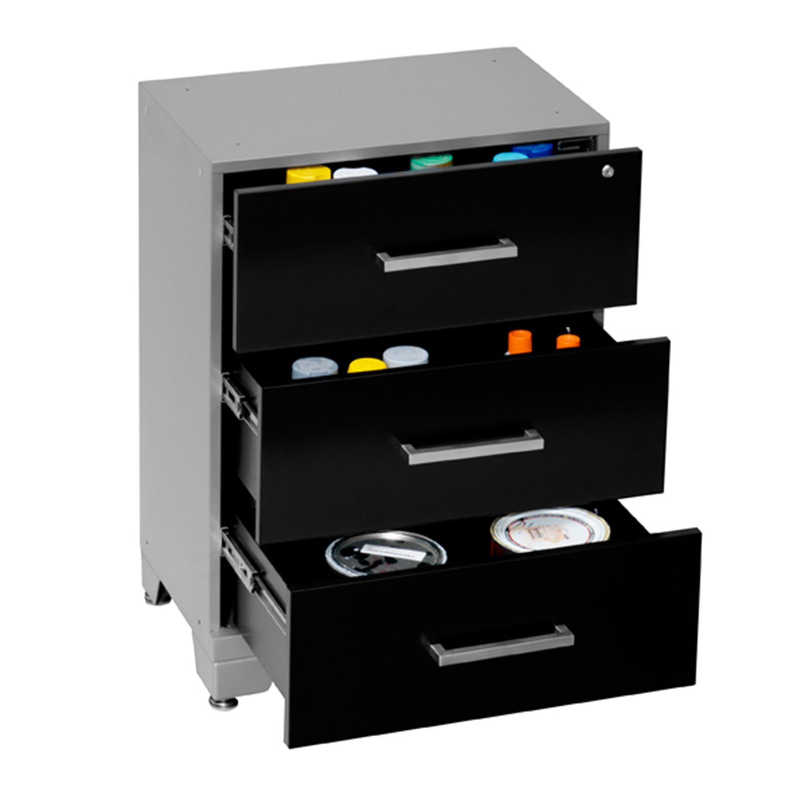 NewAge Products Performance Series Three Drawer Tool Cabinet, 30 by 24 by 16