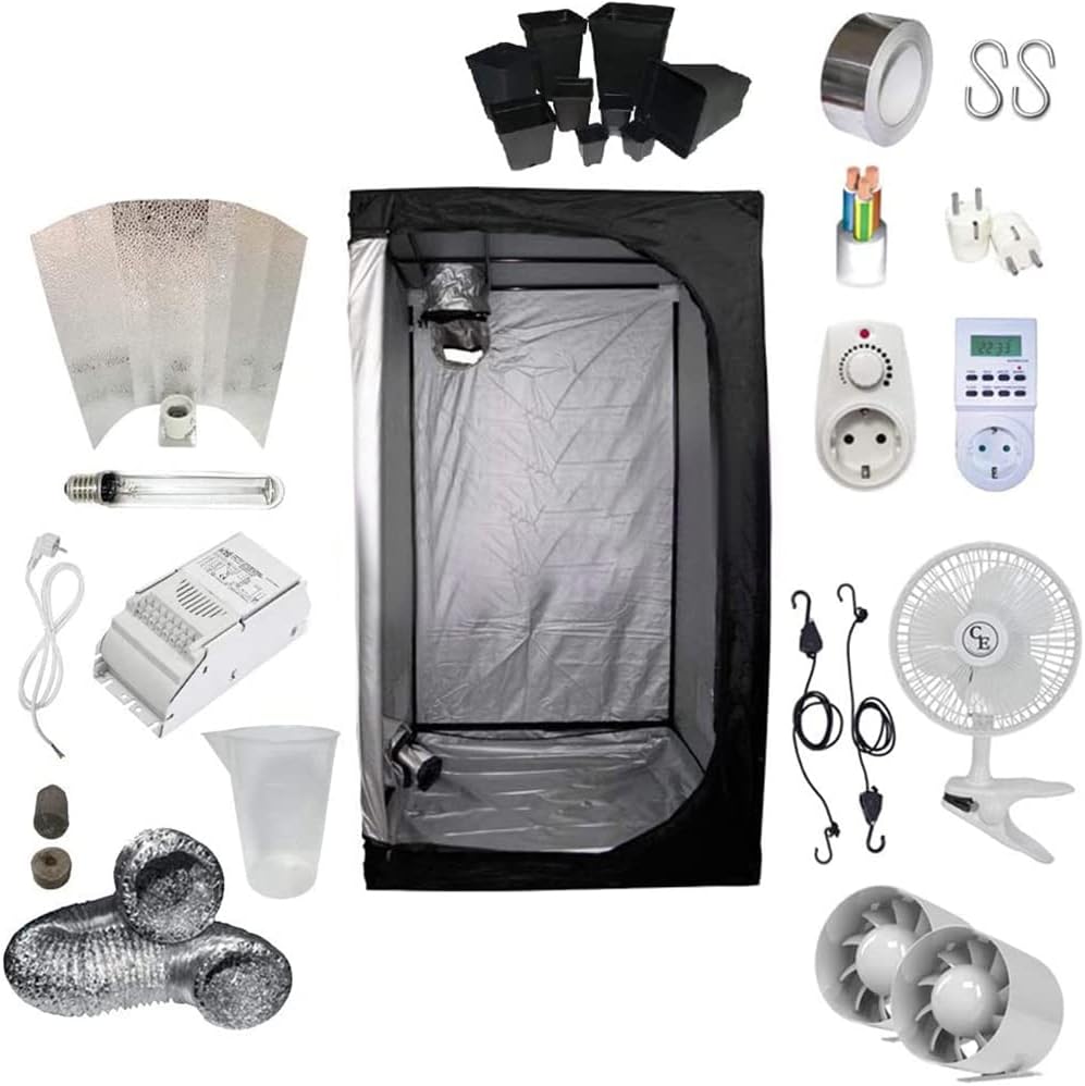 Supacrop Hydroponic Grow Room Kit 400W HPS Stuko - Tent 120x120x200 - Ballast ETI 1