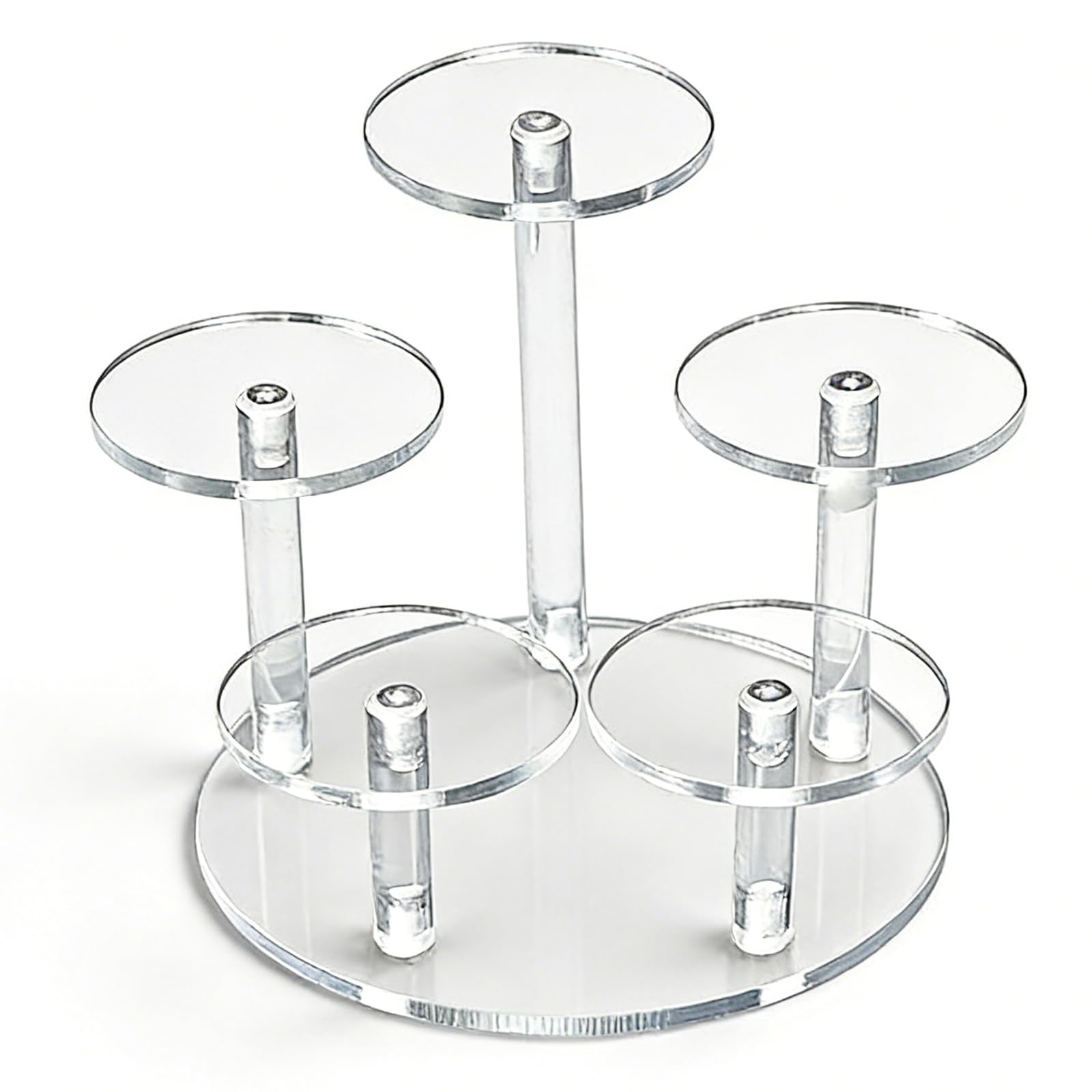 carotoe Artistic Acrylic Shelf Featuring Removable Sections Facilitating Customes Display Enhancing Decoration Detachable Stand