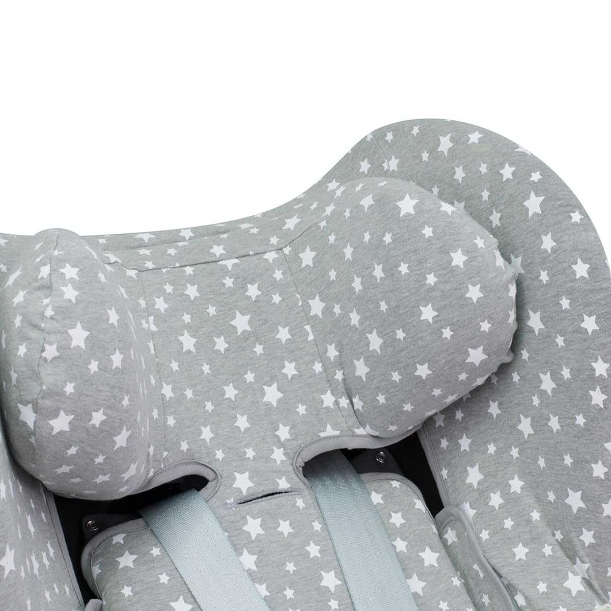 JYOKO KIDS Copriseduta per Cybex Sirona M2, Z e GB Vaya (White Star) | Cotone biologico traspirante