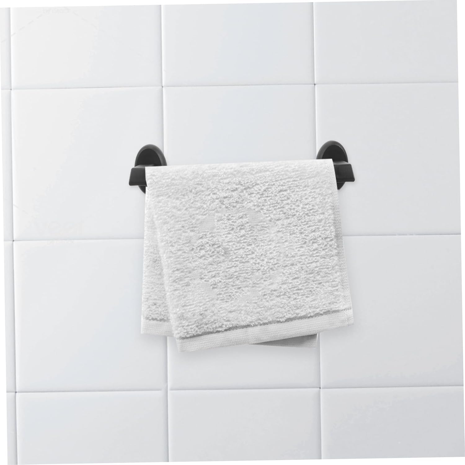 Wall Slipper Rack Carbon Steel Bathroom Towel Holder 30cm White