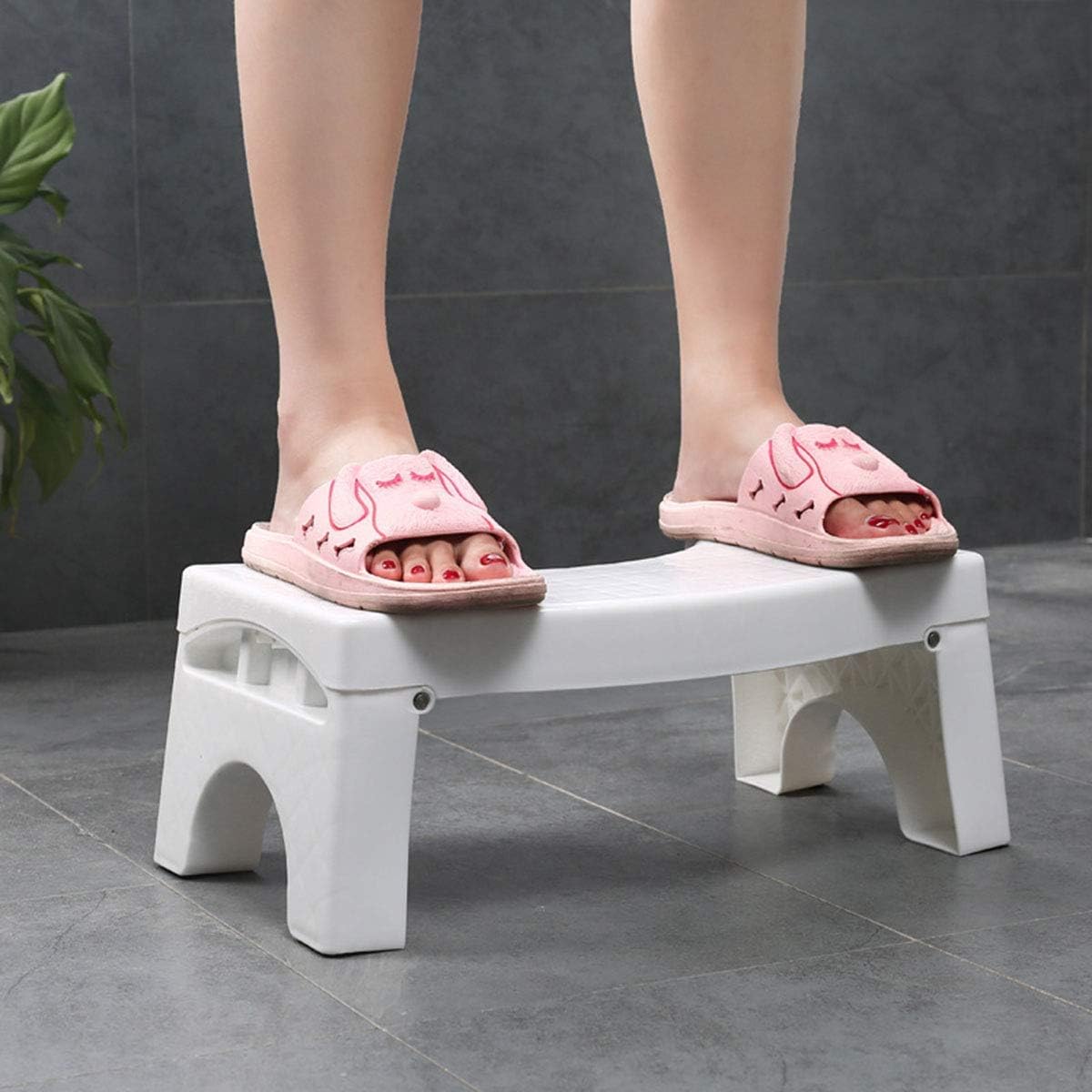 Eyoulife Collapsible Step Toilet Stool Bathroom Squat Aid for Constipation Relief : Health & Household