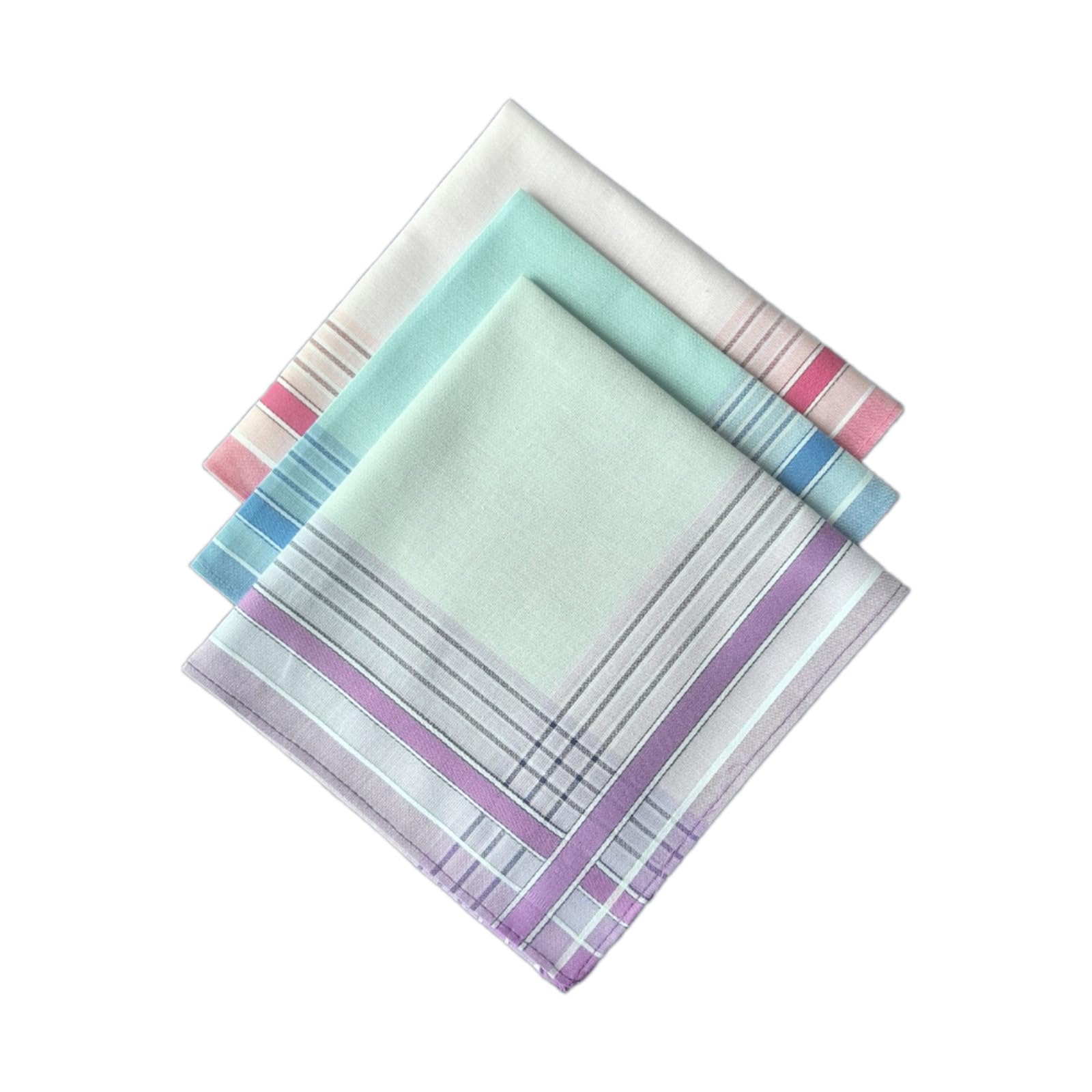 Oxxggkao Pocket Handkerchief Checkered Hankies 17x17inch Large Bandana High Absorbency Pocket Towel Sweat Absorb