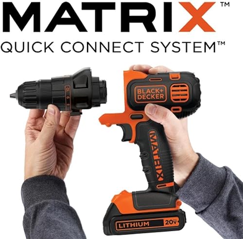 Miniatura 6 de Destornilladorperforadora Black  Decker 20 V MAX con 1 baterías de litio