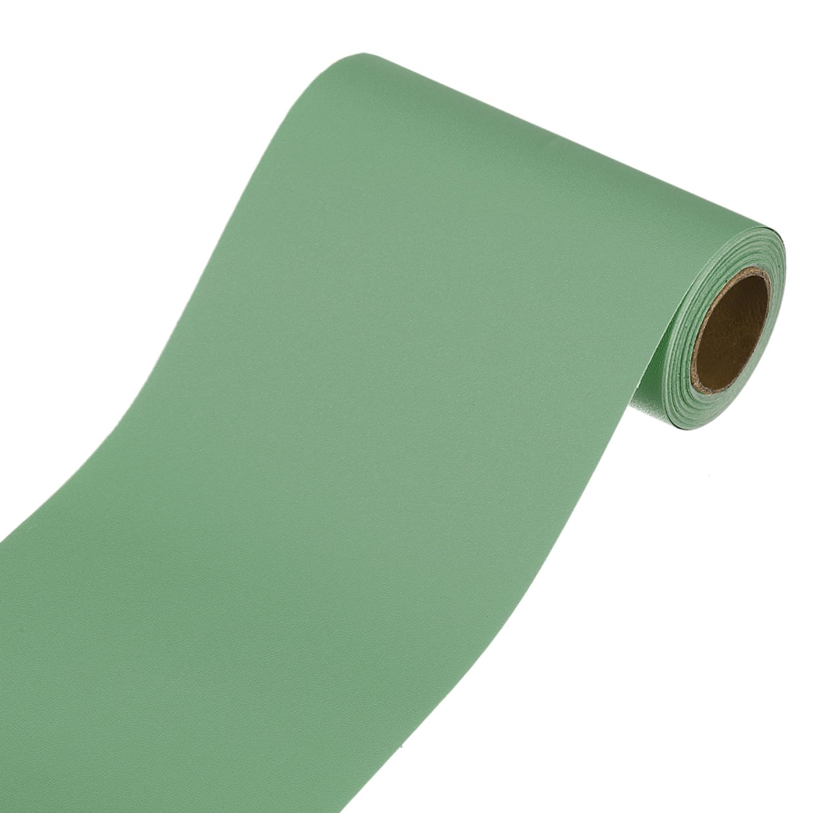 sourcing map Wallpaper Border, Peel and Stick Wallpaper Borders, 5m x 10cm Self Adhesive Mirror Frame Trim Tape for Kitchens Decor, Bedroom Bathrooms, Green