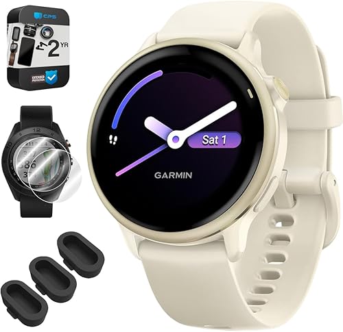 Miniatura 10 de Garmin 010-02985-02 VIVOACTIVE 6 Reloj inteligente GPS de salud y fitness, color verde jaspe con banda de silicona con paquete de protección