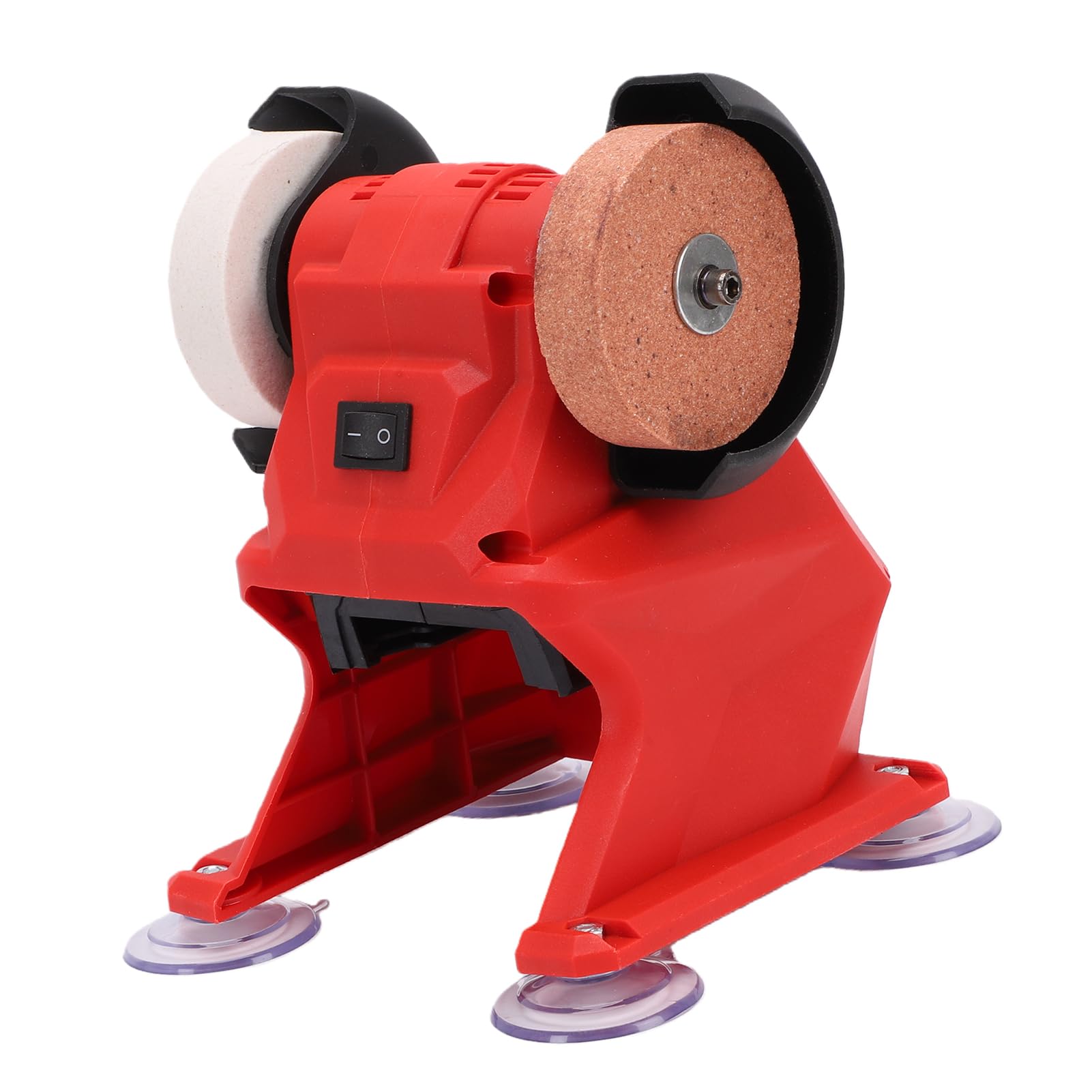 Mini Amoladora de Banco de 5500 RPM, Máquina Pulidora Eléctrica con Cubierta Protectora de Metal de 3 Mm y Ruedas de Corindón, Ideal para Hacer Cuchillos de Joyería de Madera y Metal