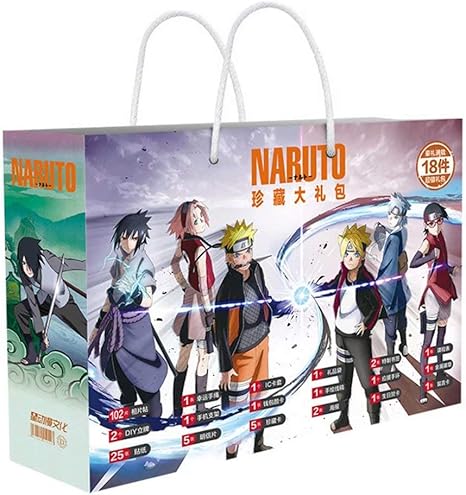 Amazon 21年限定 福袋 火影忍者 ナルト 暁 ラッキーバッグ グッズセットhappy Bag 萌えグッズ ラッキーハンドロープ 人気アニメ ステッカー 写真シールなど 贈り物 スペシャルセット 多種類セット アニメ 萌えグッズ 通販