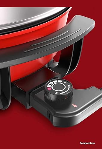 Miniatura 4 de Sartén eléctrica Shabu Shabu Shabu Olla caliente antiadherente Sartén de cocina de 2 sabores Wok de calor rápido rápido (dividido)