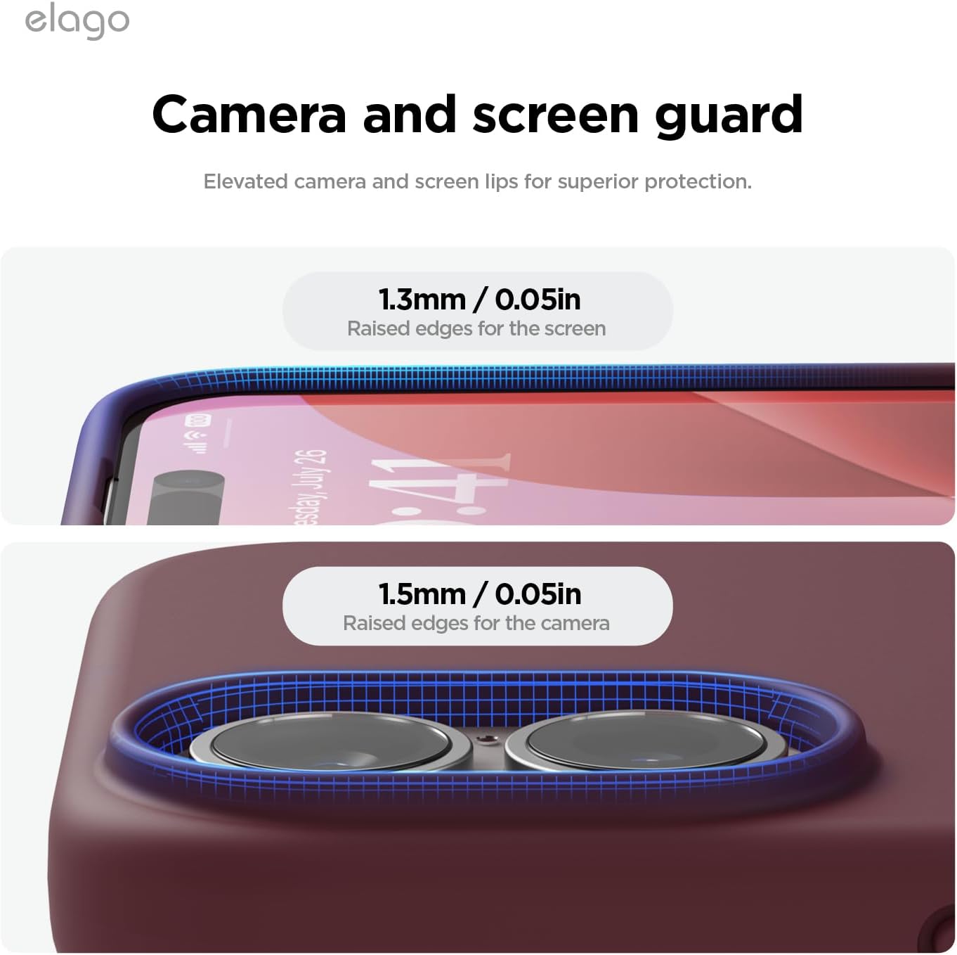 elago Compatible with iPhone 16 Case, Premium Liquid Silicone Case, Full Body Protective Cover, Shockproof, Slim Phone Case, Anti-Scratch Soft Microfiber Lining, 6.1 inch (Burgundy) 6 61jAXu3fVGL. AC SL1500