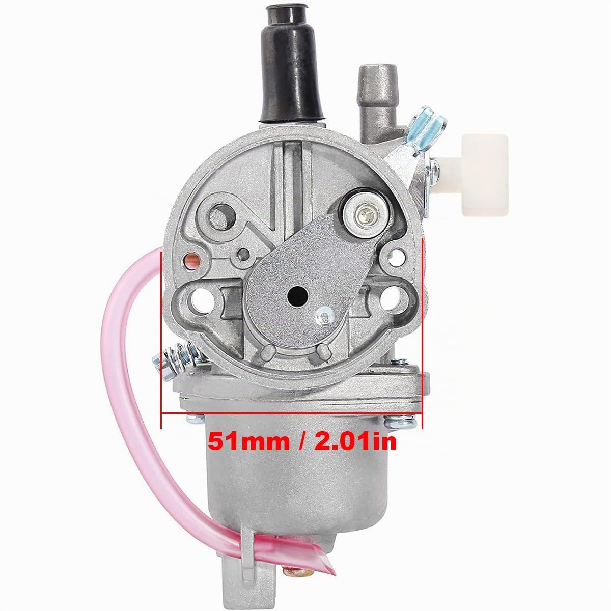 ZAMDOE Carburador PZ13 13 mm para Motor de 2 Tiempos 43cc 47cc 49cc Mini Moto Bici de Bolsillo Cuatriciclo Kart del ciclomotor Bicicleta Sucia Motocicleta Scooter con Filtro de Aire de 44 mm