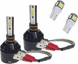 Kit Lâmpada Super Led H3 + T10 Led 6000K - Farol Auxiliares Milhas Neblinas