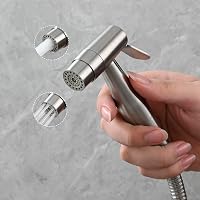 CIENCIA Bidet Kézi Zuhanyzó Rozsdamentes Acél WC Sprayer Shattaf Szett 4