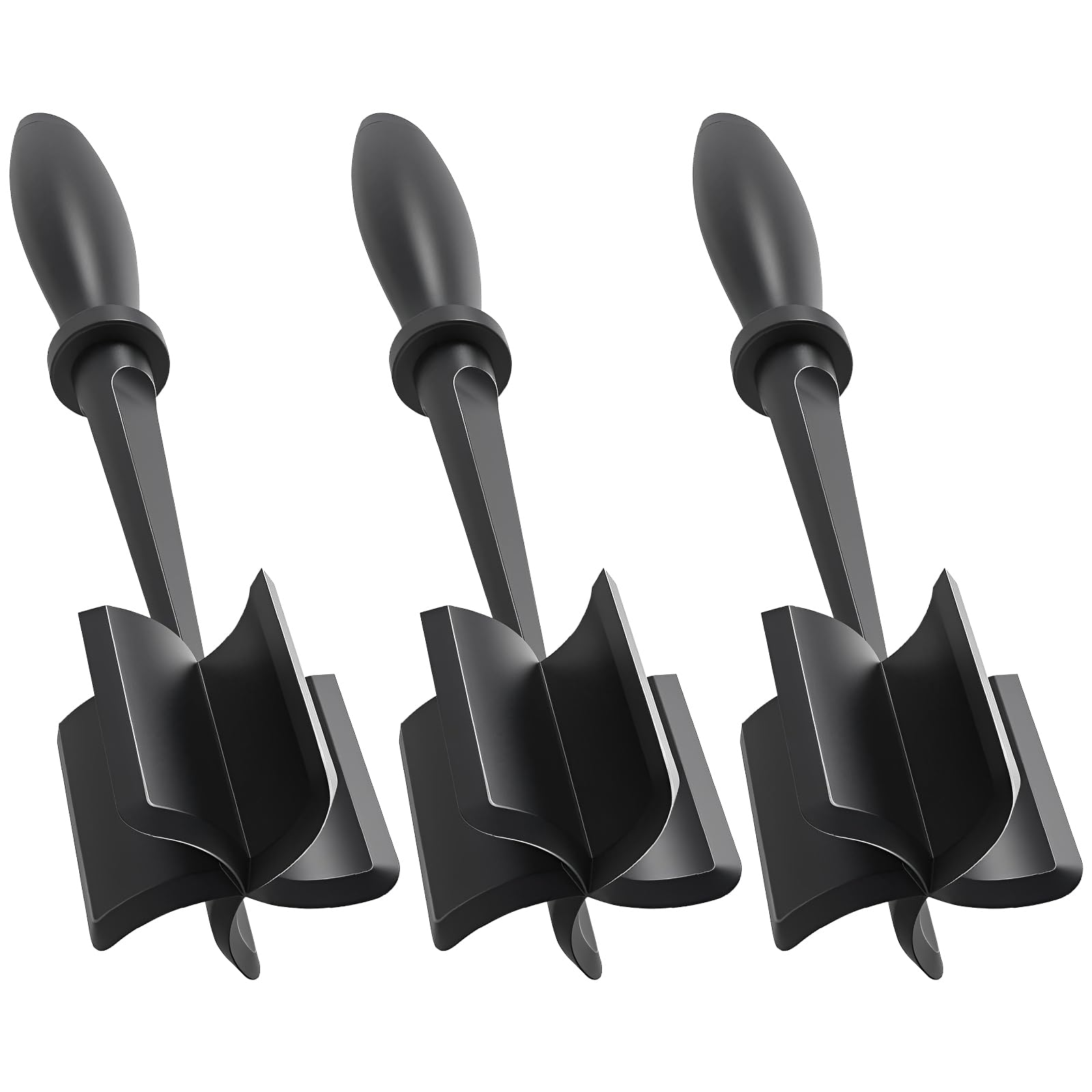 3Pcs Meat Chopper,Ground Beef Chopper with 5 Blade Head, Masher Multifunctional Heat Resistant Cookware for Hamburger Minced Meat, Butter, Potato