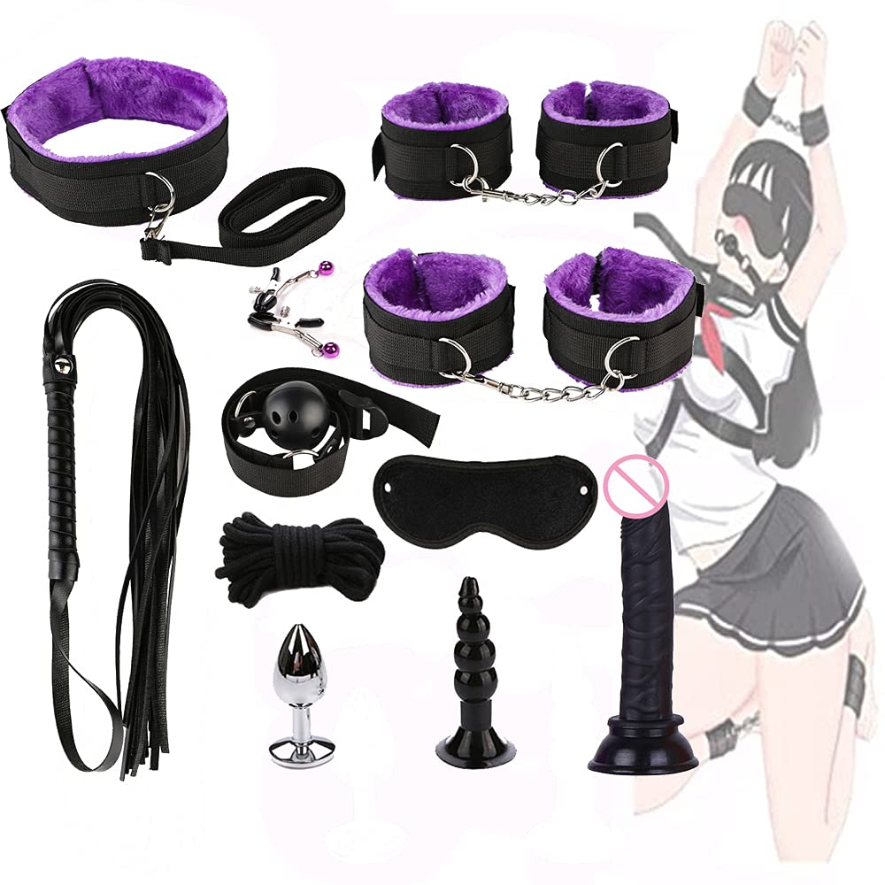 Yoga Indoor Training Sport Kit 11 Pezzi Yoga Start Set Viola