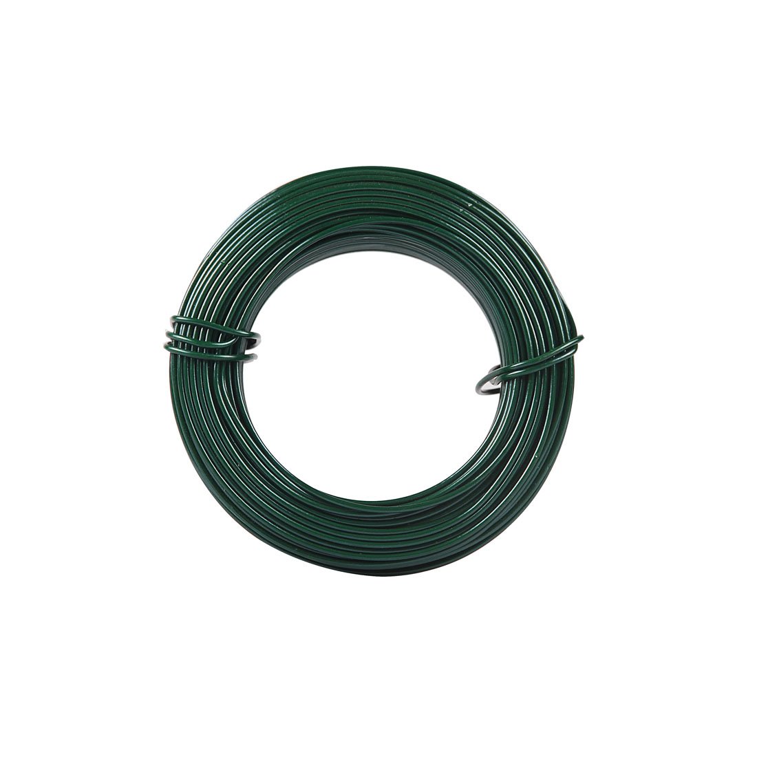 GWELL Green PVC Coated Wire 1mm - 50m Metal Wire for Garden Fencing and Fence Border 1 Roll