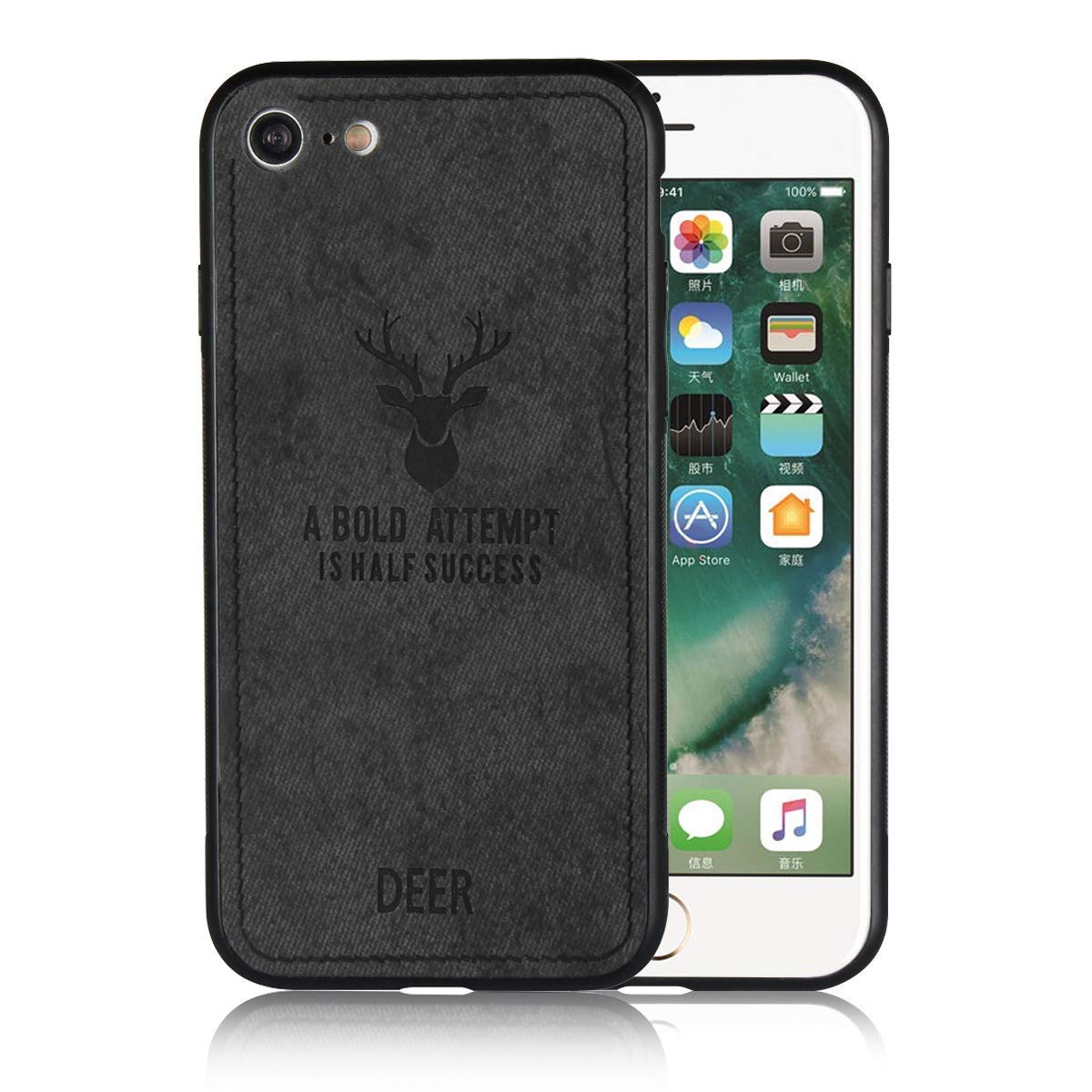 Navnika Shockproof Fabric Phone Cases Compatible for iPhone 7/iPhone 8 Case Cloth Distressed Hard Compatible for iPhone 7/iPhone 8 Back Cover,[iPhone 7/iPhone 8,F-Black] (B08SKJSFR7) Amazon Price History, Amazon Price Tracker