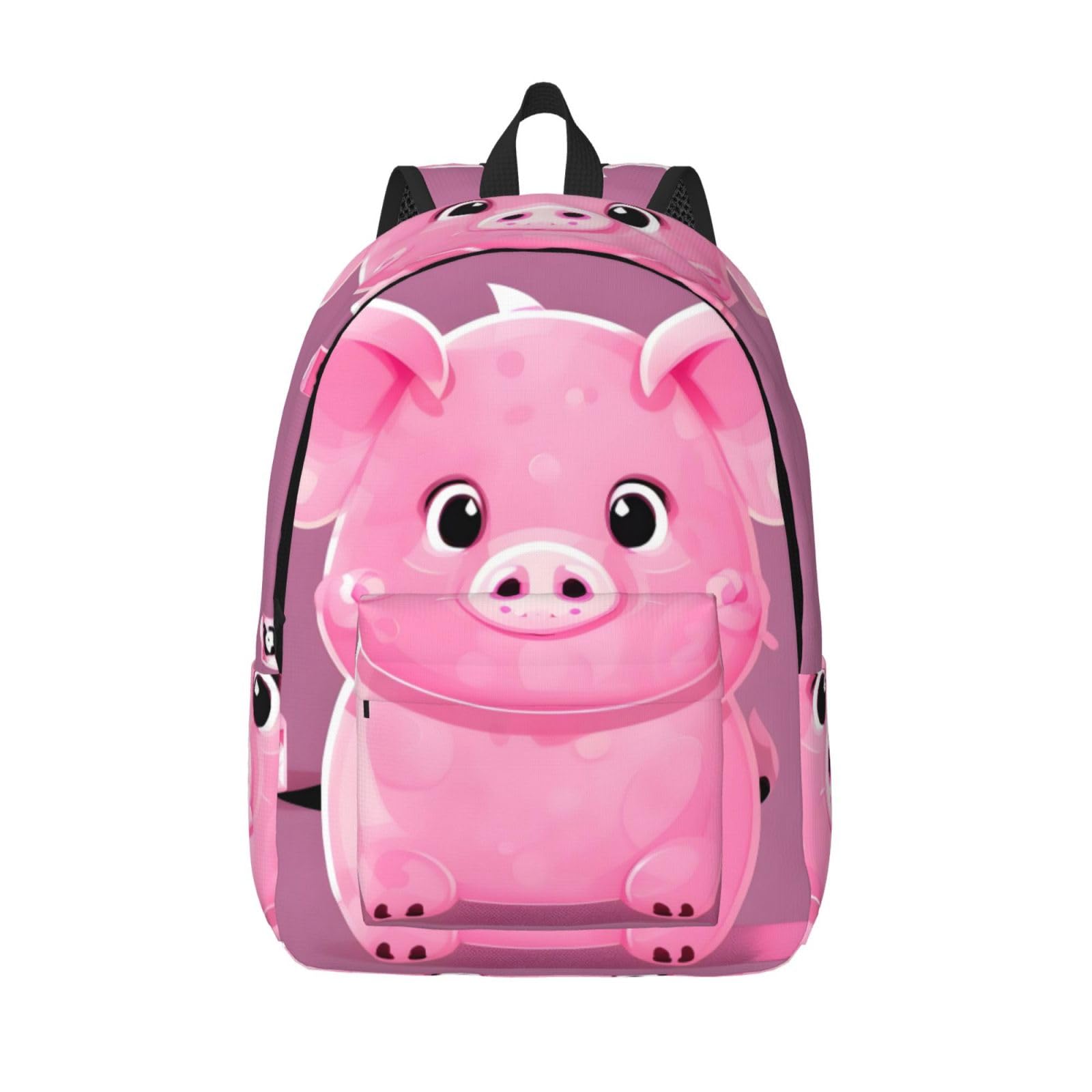 Mochila rosa de cerdo para mujer que alegra tus escapadas 8
