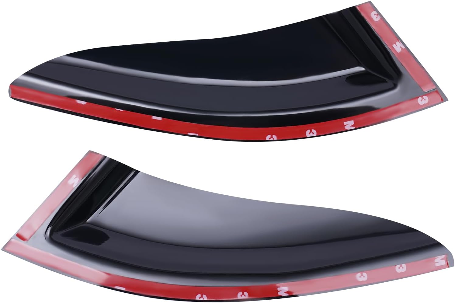 6PCS Window Visor Rain Guard for Toyota RAV4 2019-2022,Sun Rain Shield & Vent Protection PMMA Window Deflector Guards Kit Black,Direct Replacement