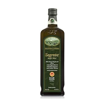 Frantoi Cutrera - Segreto Degli Iblei - Extra Virgin Olive Oil - Sicilian D.O.P Certified Italian, Pure 2022/23 Early Harvest First Cold Pressed, High In Polyphenols, 24.5 Fl Oz Pack of 1