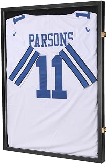 Jersey Frame Display Case -Shadow Box with 98% UV Protection Acrylic and Hanger for Baseball Basketball Football Hockey Sport Shirt (1 Pcs, 20x30 for Adult)