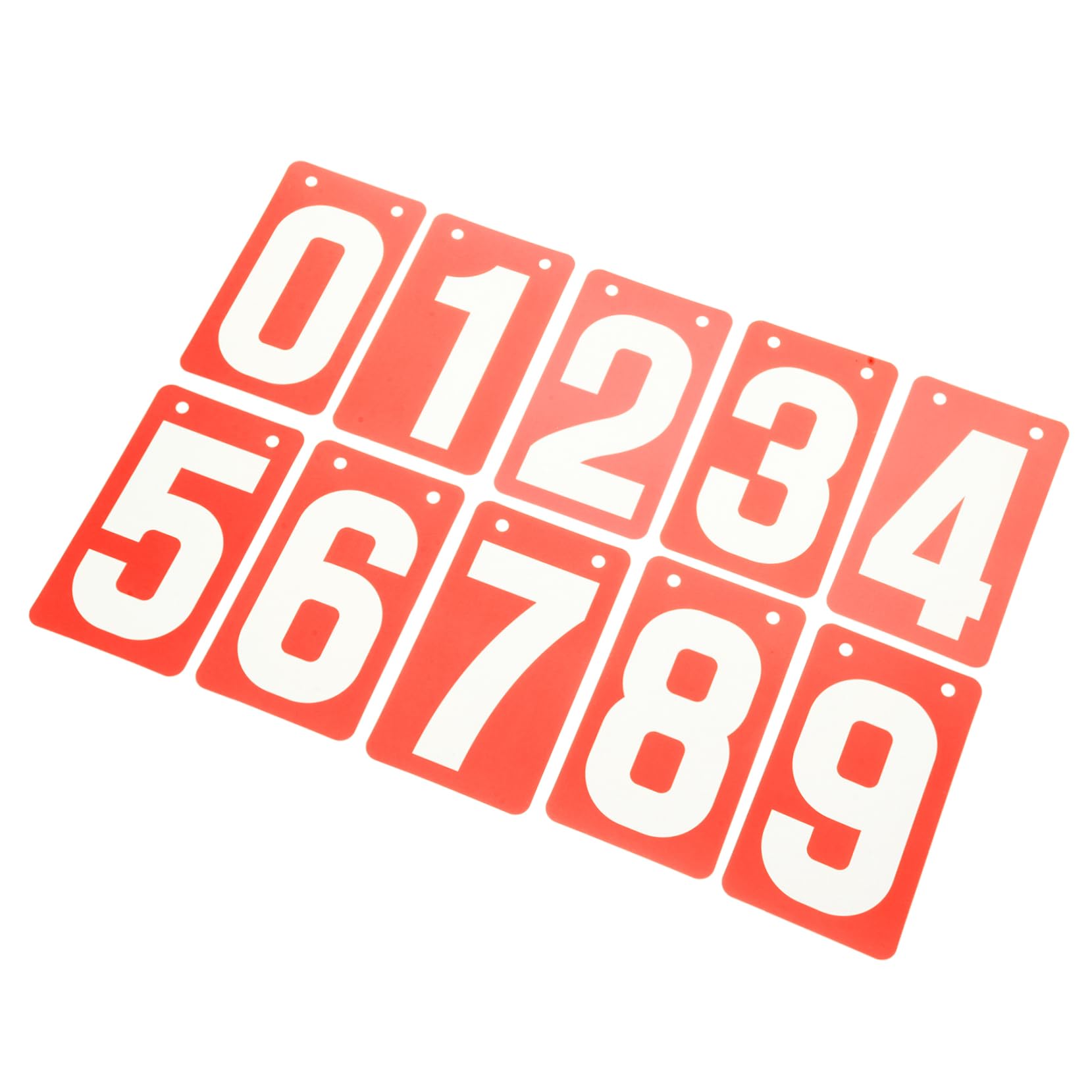 Abaodam Versatile Scorekeeping 10pcs Digital Flip Scoreboard Cards for Sports Tennis Classroom Score Keeper