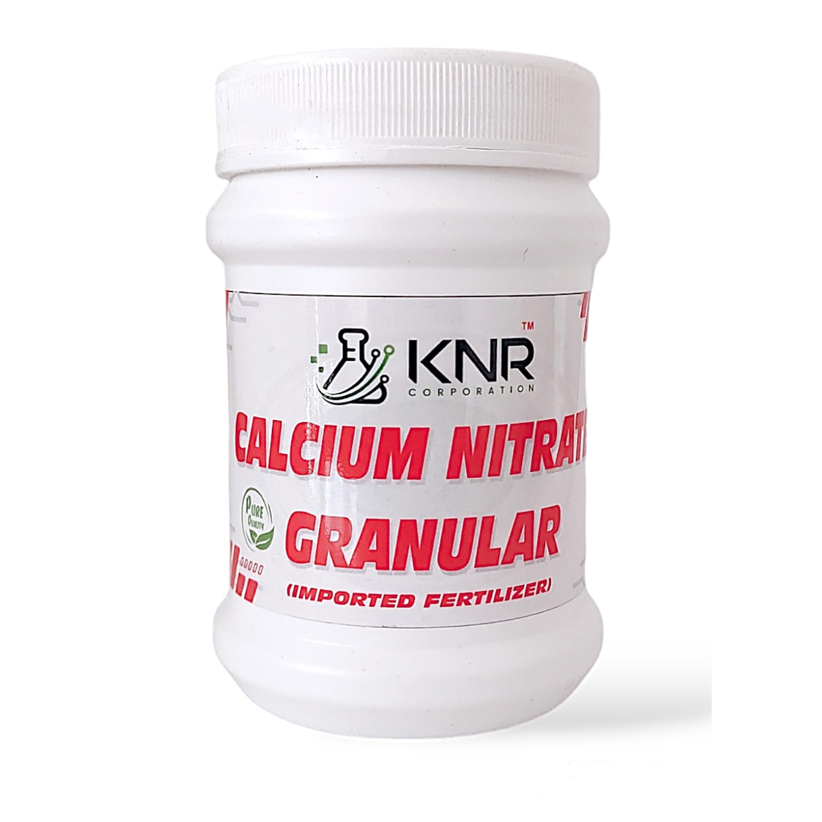 KNR Calcium Nitrate Granular for Plants Fruits & Flower Growth (200 Gm jar pack)100% Water Soluble Fertilizer |Imported Fertilizer | For Agriculture Use