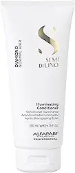 Alfaparf Milano Semi Di Lino Diamond Condicionador Iluminador - Maior brilho e maciez - Sem sulfato - Para todos os tipos de cabelos - Seguro em cabelos coloridos - Sem parabenos e parafina - Qualidade profissional de salão 200ml