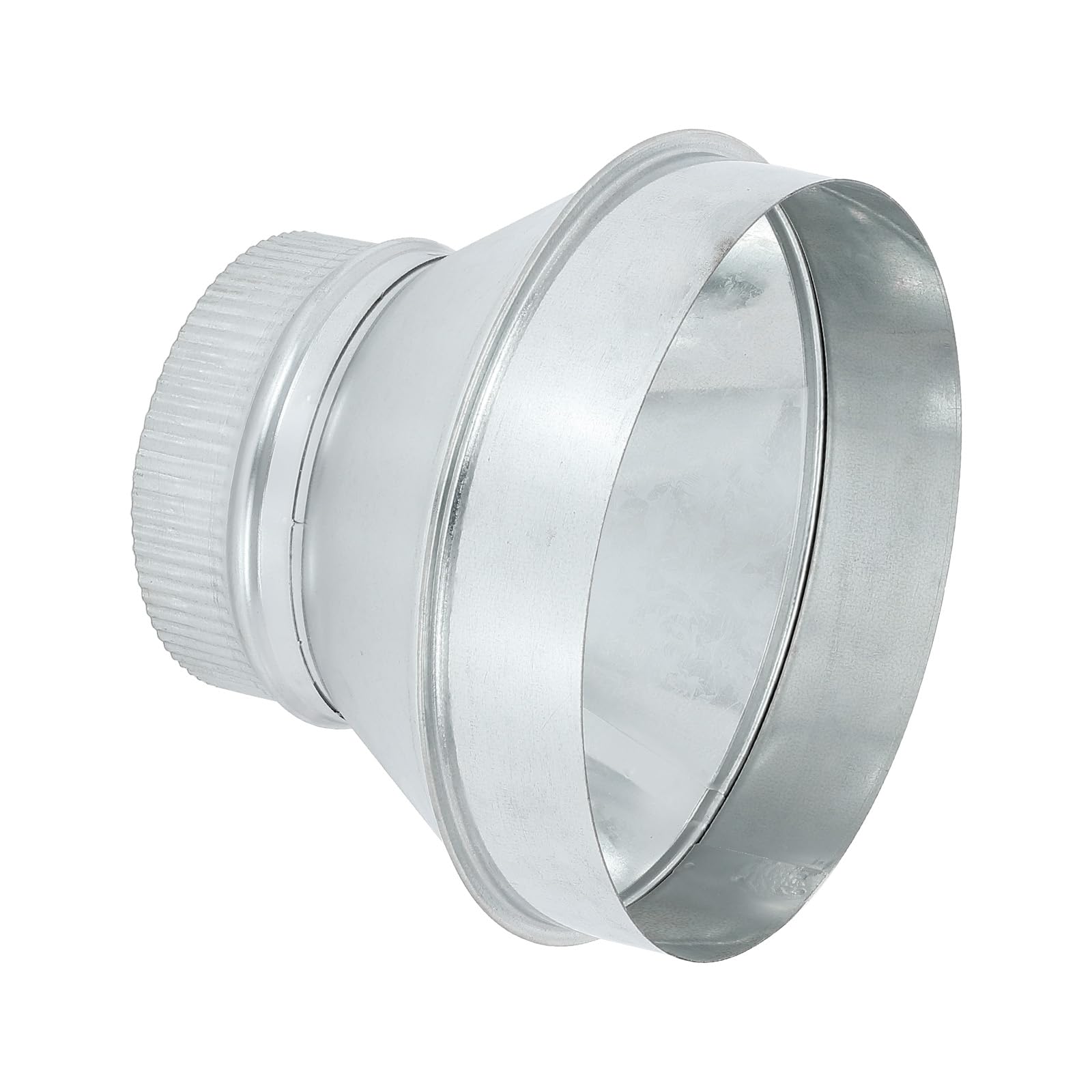 PATIKIL 8 Inch to 5 Inch Duct Reducer, Galvanized Steel Round Air Duct ...