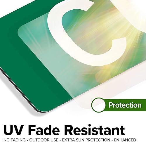 Vista 40 de My Sign Center - Letrero de calle personalizado, 8 colores, opción reflectante, montaje de 4 x 18 pulgadas, grueso libre de óxido, fabricado