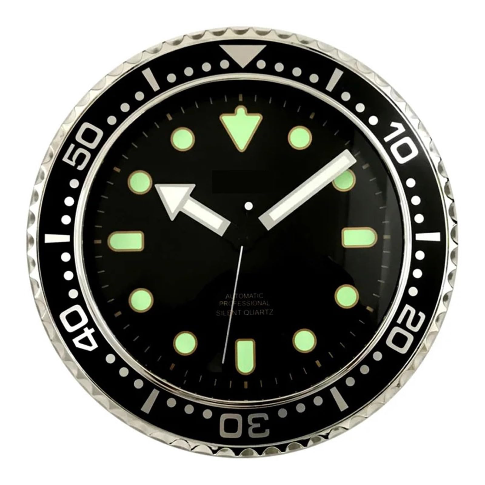 HVSYVVSRL Role Wall Clock Modern Design Silent Quartz Needle Luxury Clocks Sweep Second Home Creative Water Ghost Quiet Operation(O)