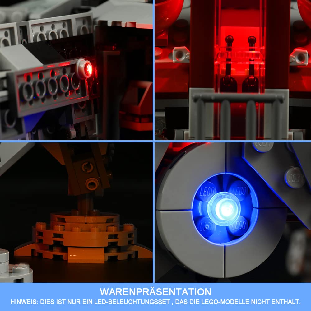 Led Light Kit for Lego AT-TE Walker, Led Lighting Set for Lego 75337 AT-TE Walker Poseable Toy, Not Include Models - Image 3