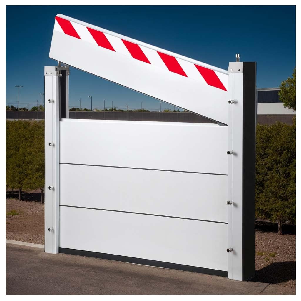 Barrière anti inondation en aluminium réutilisable pour bloquer l'eau du garage efficacement