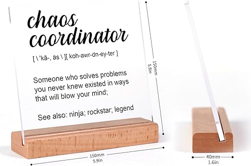 Miniatura 5 de Regalos de Coordinador del Caos para mujeres y hombres, regalos de agradecimiento para mujeres, regalos de vacaciones para compañeros de trabajo,