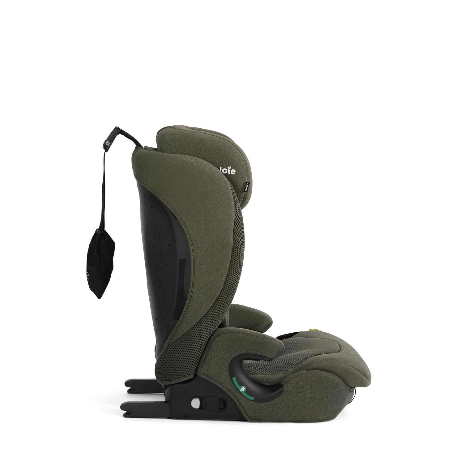 Joie i-Irvana™ Max R129 Seggiolino, 76–150 cm (15 mesi–12 anni), Fern Mesh | Cintura a 5 punti fino a 125 cm, certificato i-Size, ISOFIX e Top Tether, regolazione GrowTogether™ a una mano