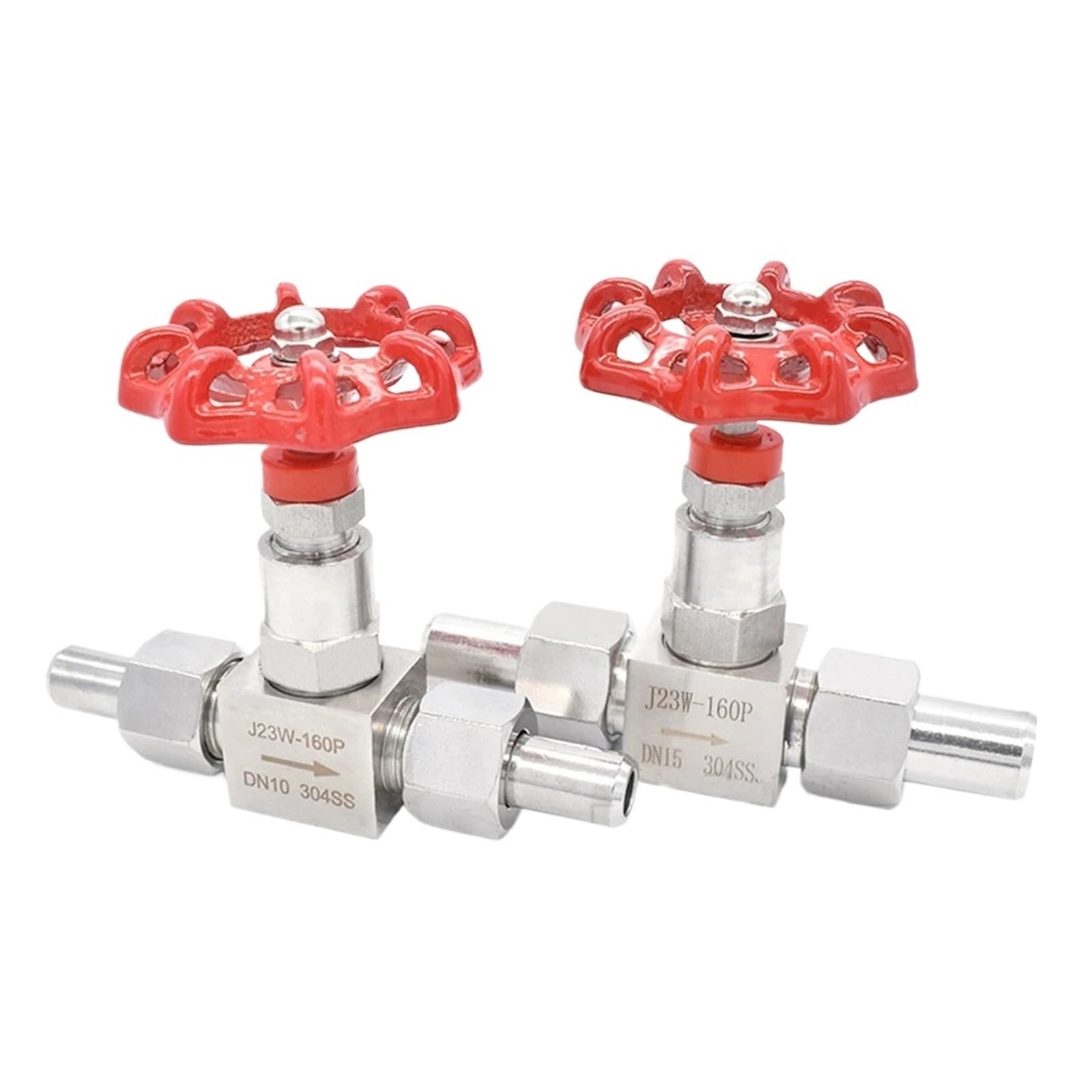 Vanne à soupape de régulation J23W-160P en acier inoxydable 304 robuste de 1/2" pour l'industrie