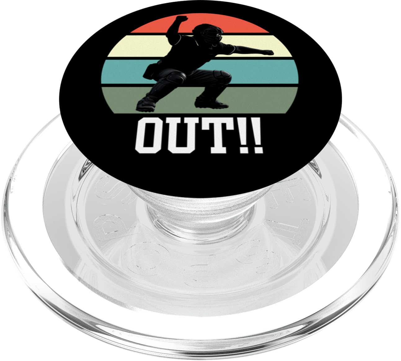 Funny Baseball Umpire Shirt, You're Out, OUT!, Umpires PopSockets PopGrip for MagSafe