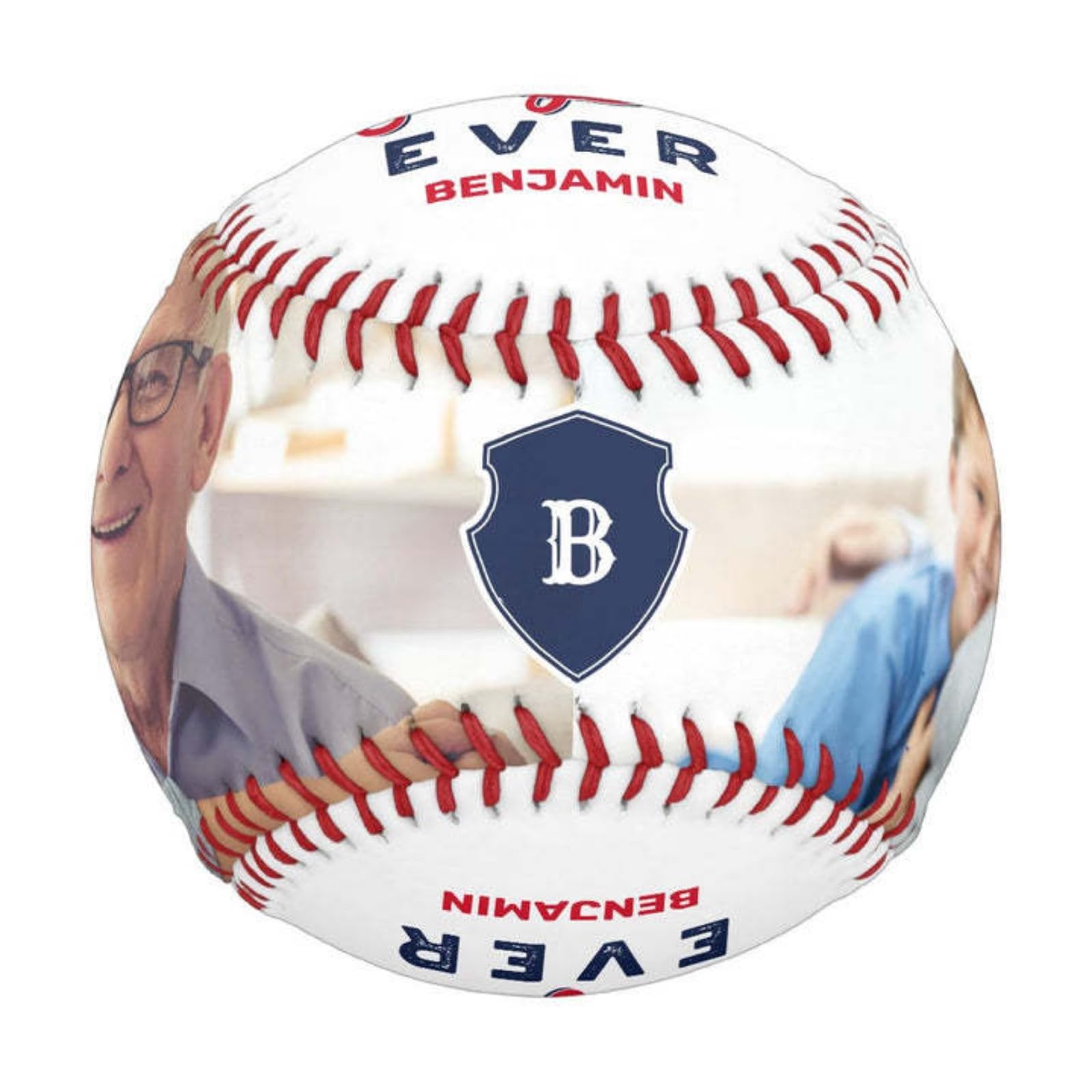 Pallina da baseball personalizzata personalizzata con foto,Regali di baseball,Foto personalizzata Baseball,per la festa del papà Anniversario Natale Memorial